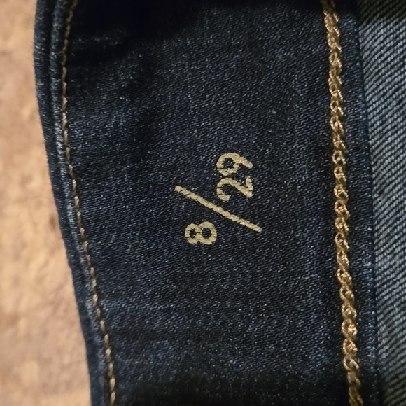 Liverpool High Rise Ankle Women's 8/29 Pull On Skinny Jeans Dark Wash - Picture 5 of 9